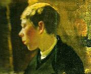 Carl Larsson gosshuvud painting